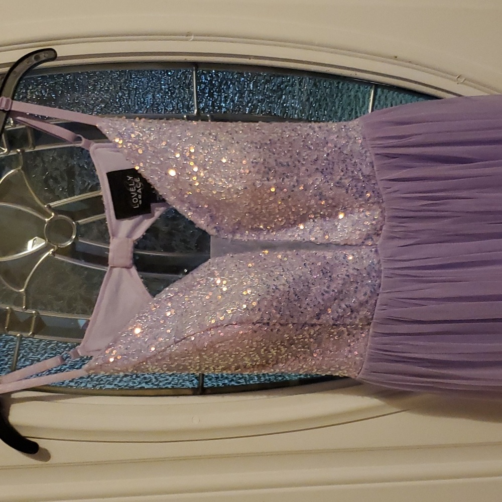 Lovely Grace Lavender Dress Size L